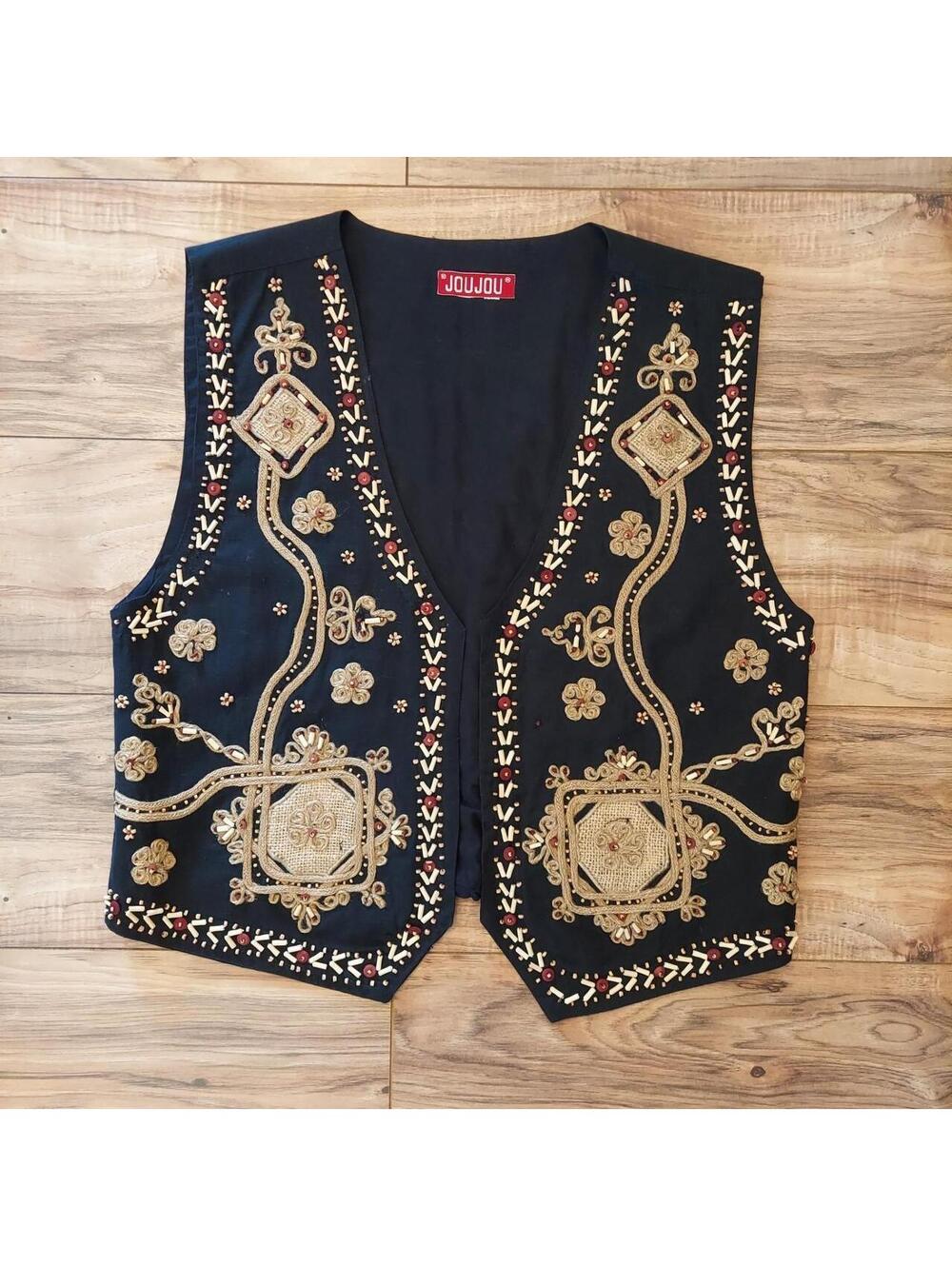 Jou Jou Women's Black and Multi Gilet - Picture 7 of 7